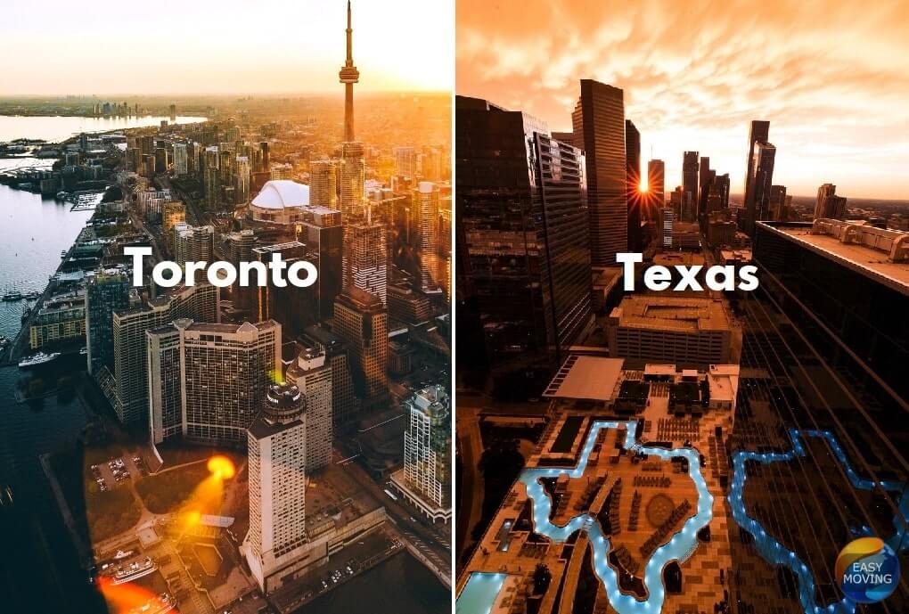 Texas to Toronto movers