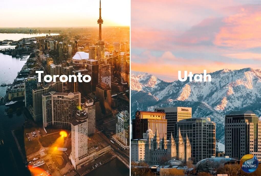 Toronto to Utah movers