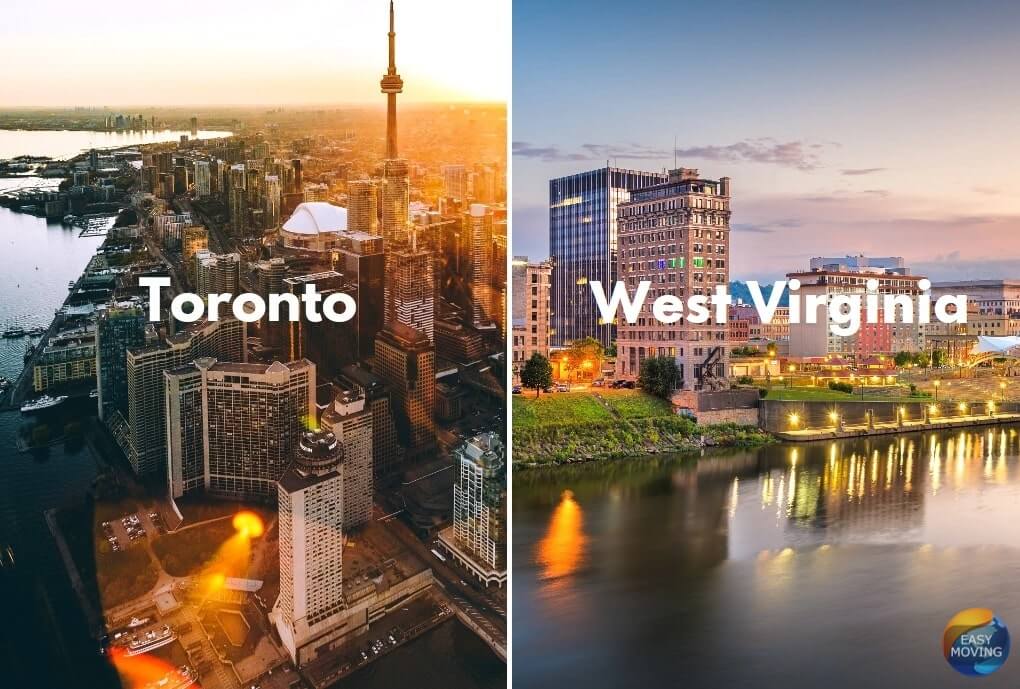 West Virginia to Toronto movers