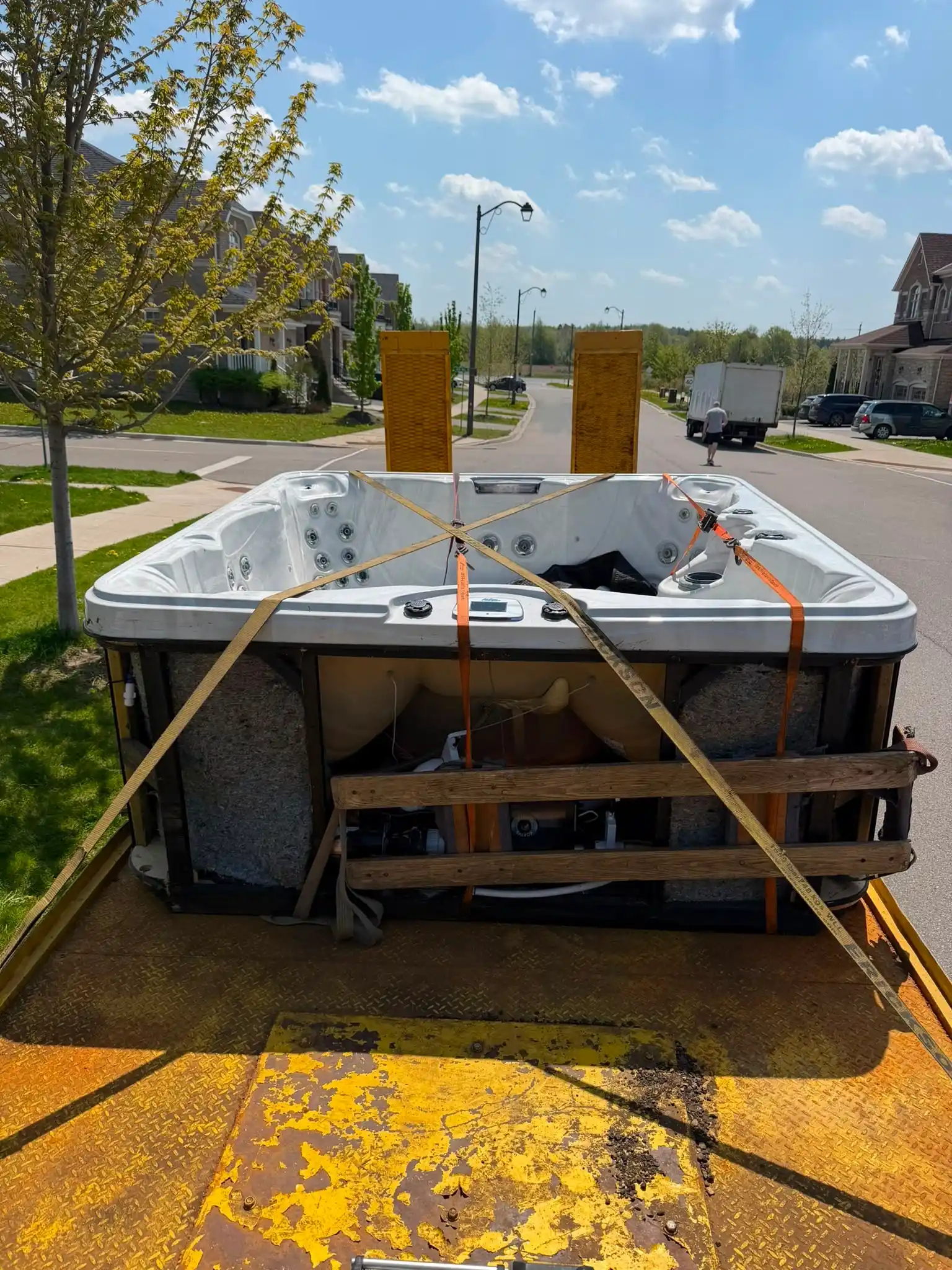 Richmond Hill local hot tub move