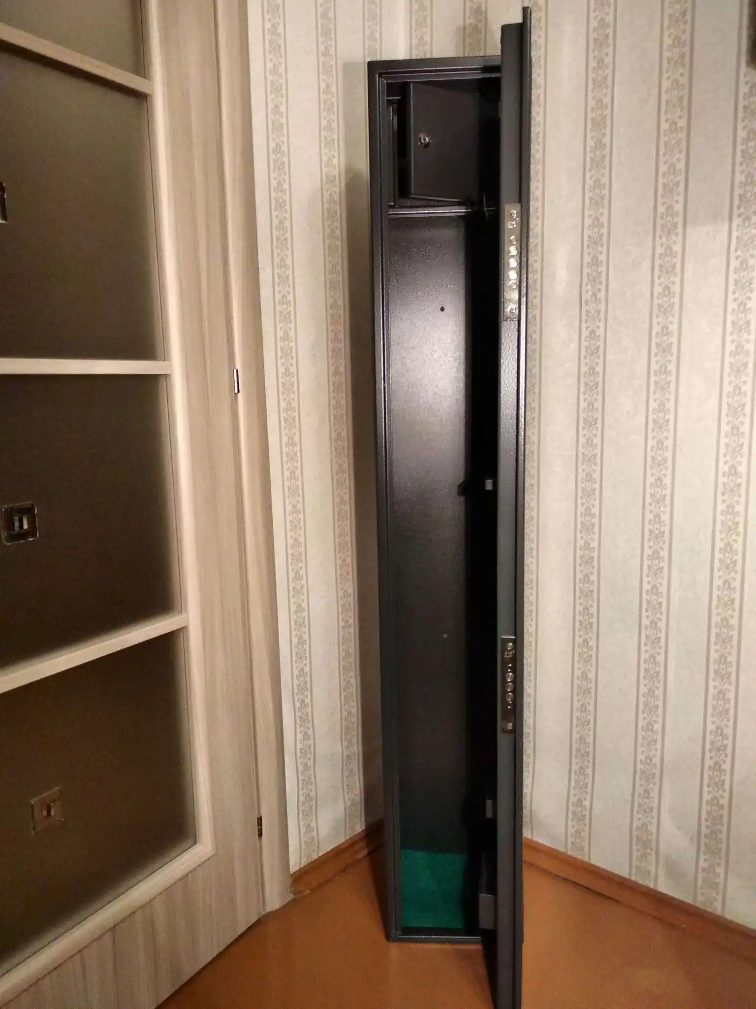 Gun safe unbolt and re-anchor in Toronto condo
