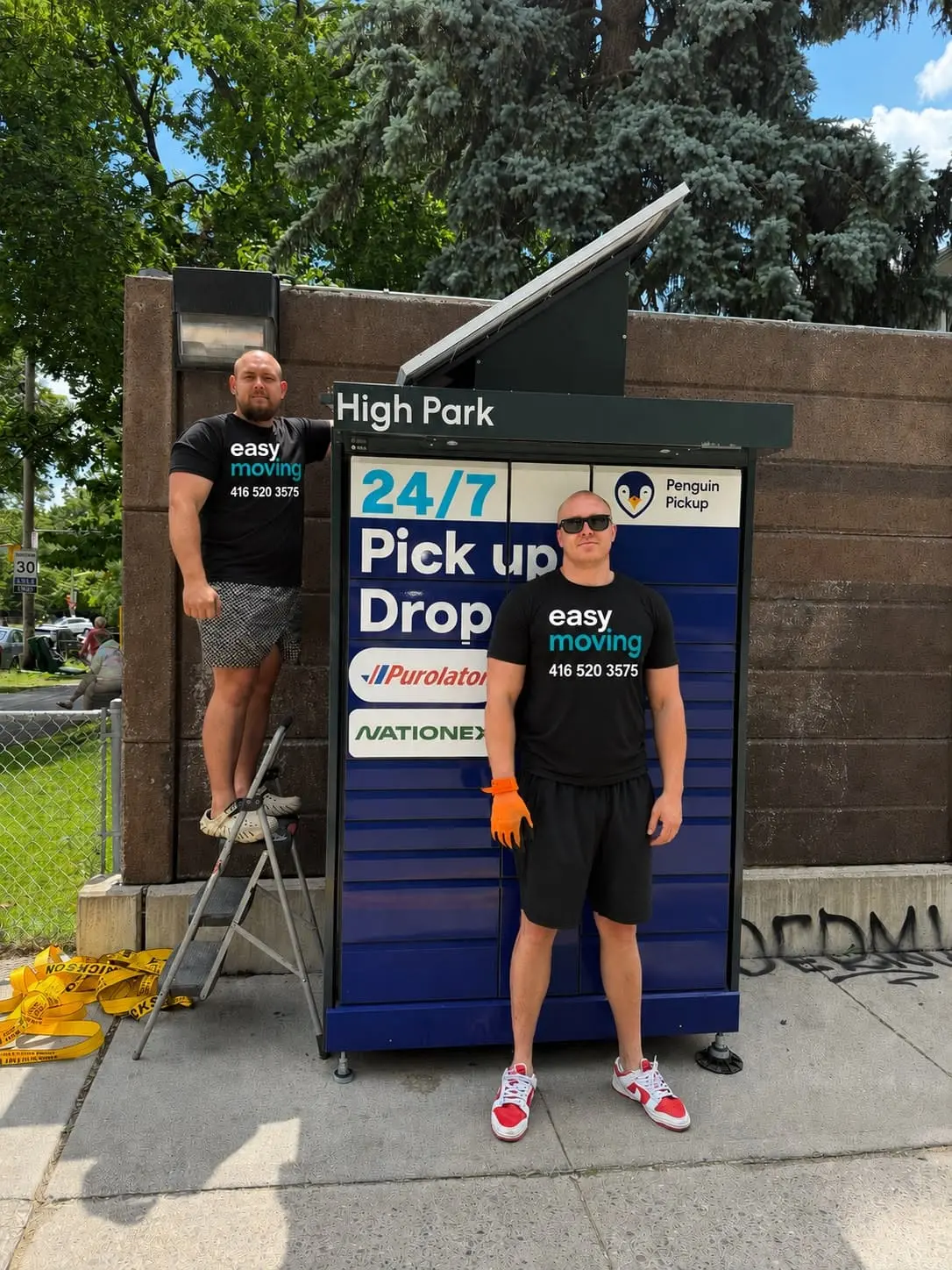 Penguin Pickup commercial locker deployment across Toronto