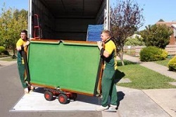 Professional pool table movers